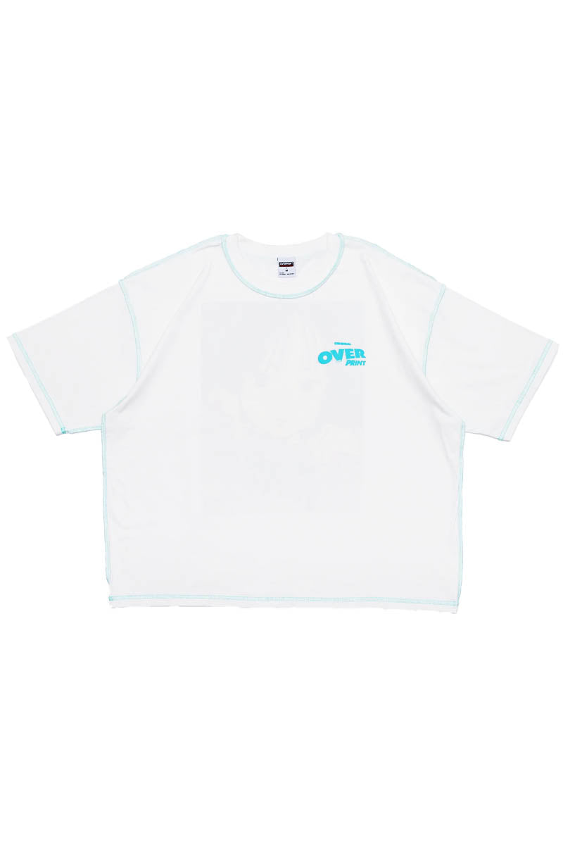 (預訂) Over Print Pop Art Tee Ver:21 *Glow in the dark (White / Grey)
