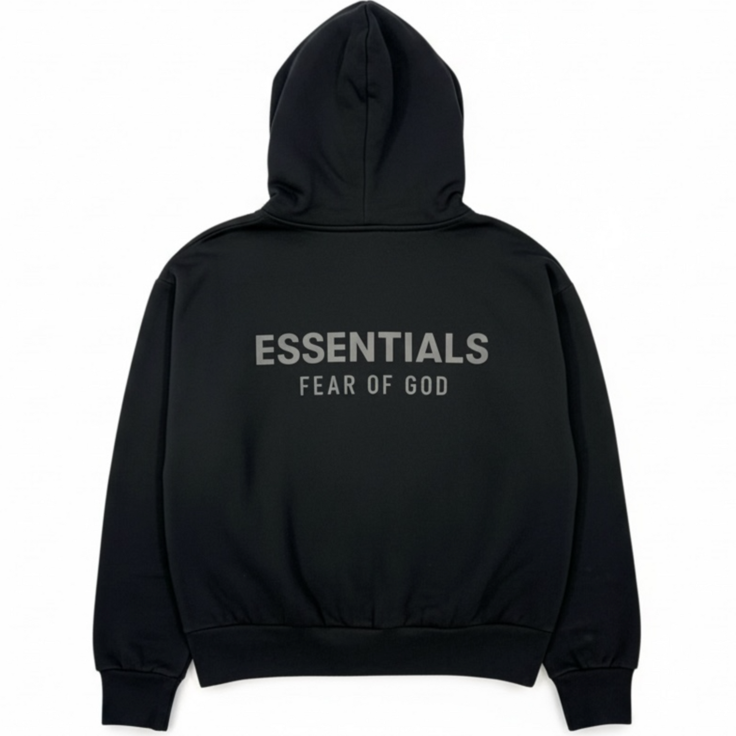 FOG Essentials Classic Fit Fleece Zip Up (Jet Black)