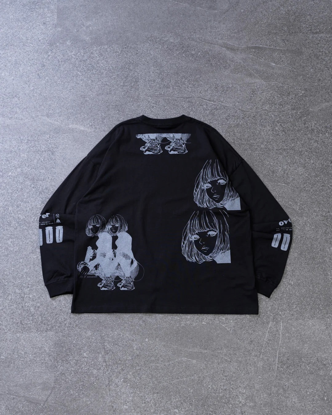 (預訂) Over Print Purupuru L/S Tee (約7-14個工佢天到貨)