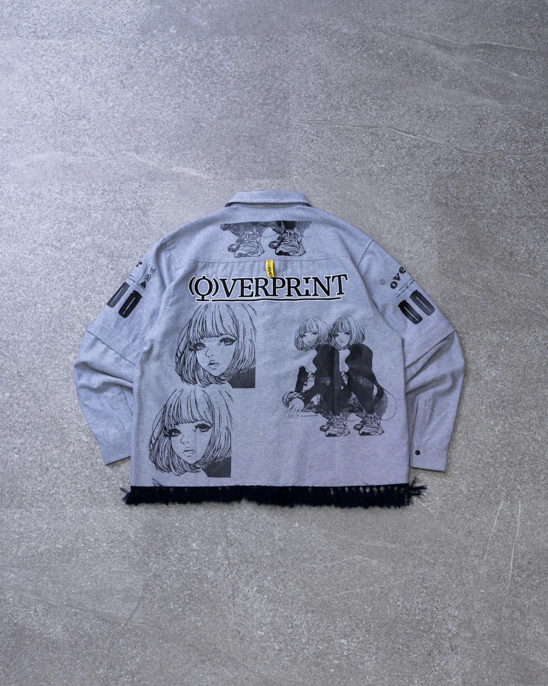 (預訂) Over Print Purupuru ARM Zip Shirt (約7-14個工佢天到貨)