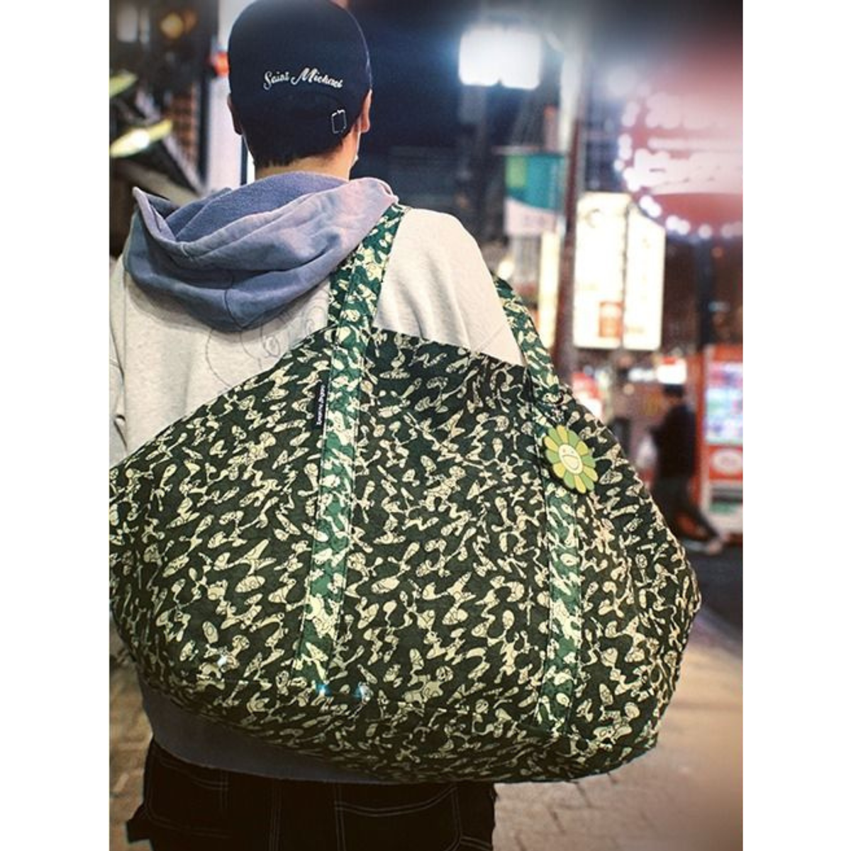 村上隆 Takashi Murakami Camouflage Tote Bag