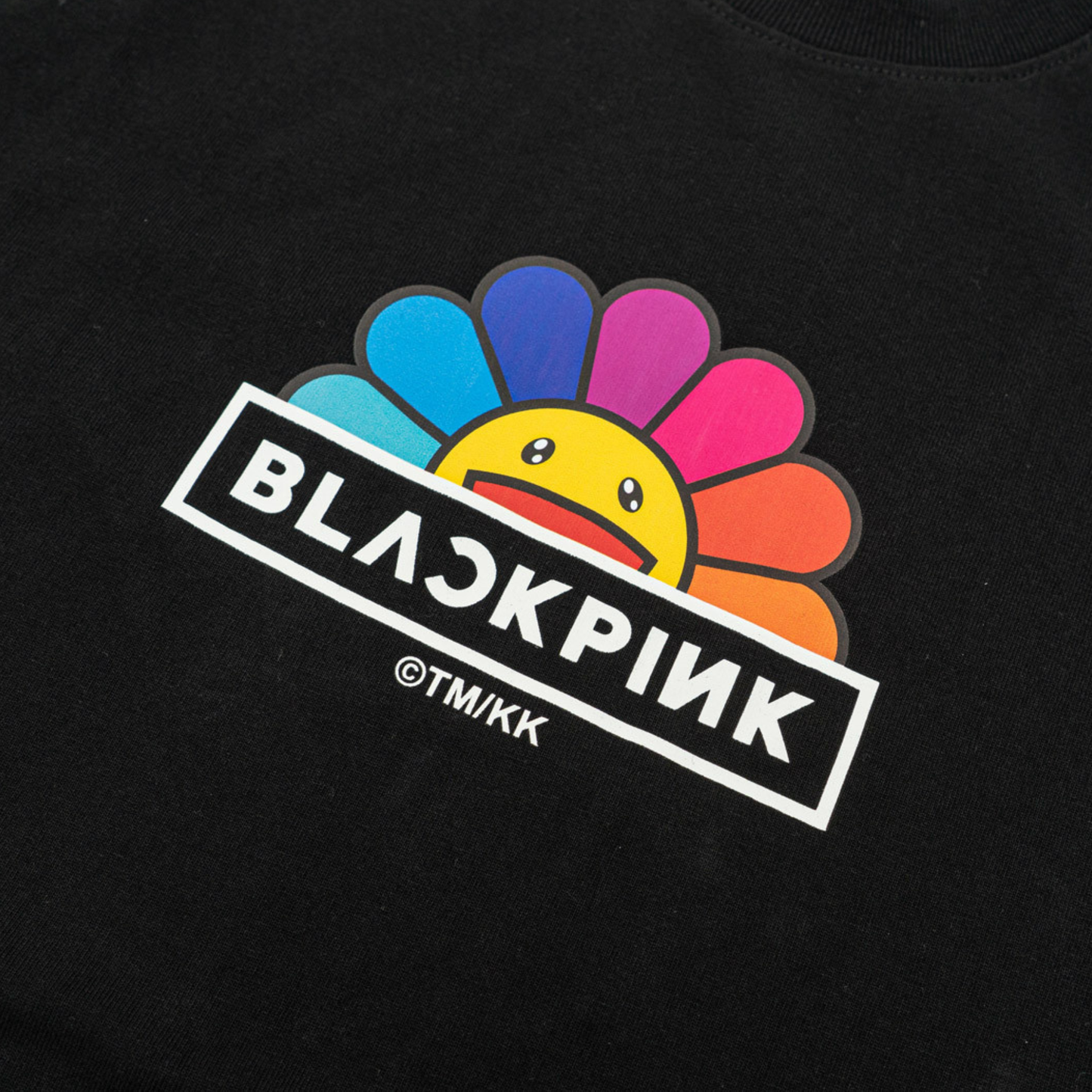 Takashi Muakami x Blackpink Rainbow Flower T-Shirt