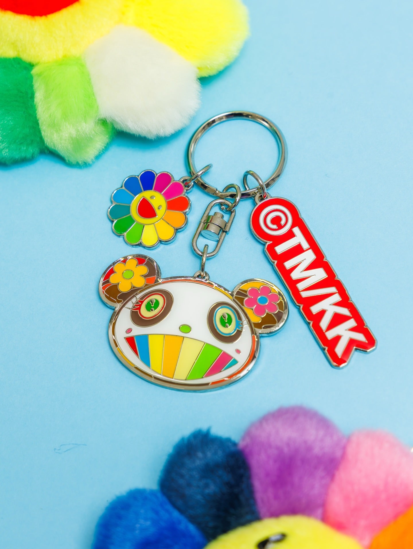 村上隆 Takashi Murakami Panda Metal Keyring