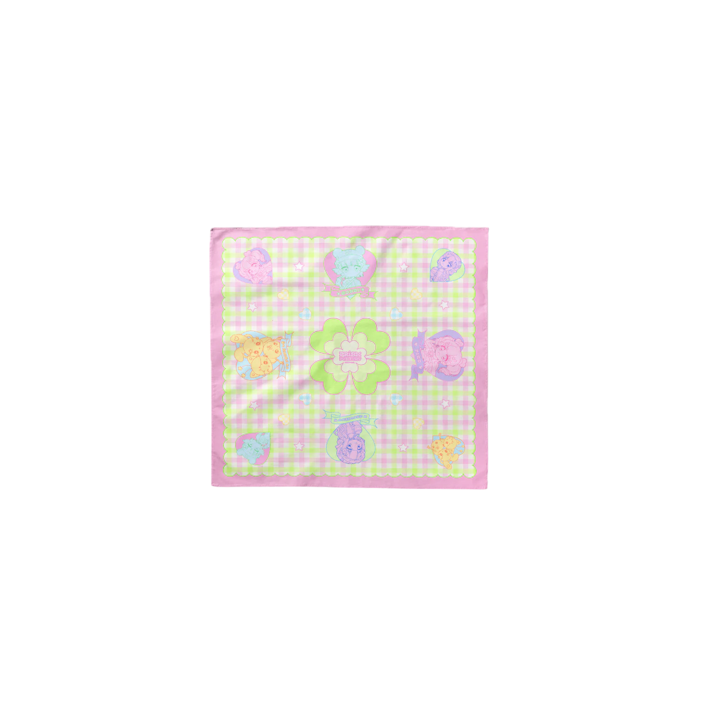 PRISM v3 Square Scarf (Pink & Green)