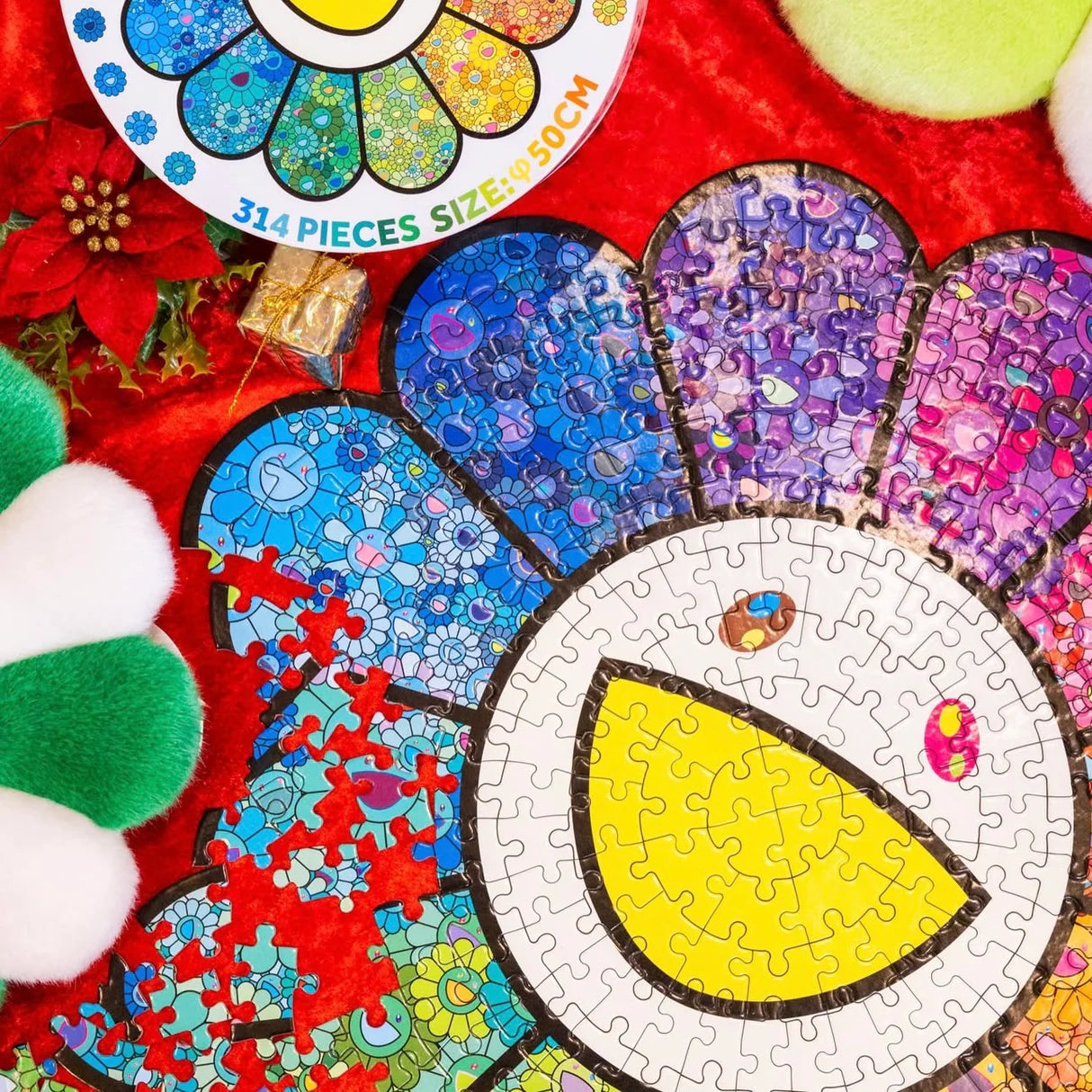 TAKASHI MURAKAMI A FLOWER FORSET JIGSAW PUZZLE