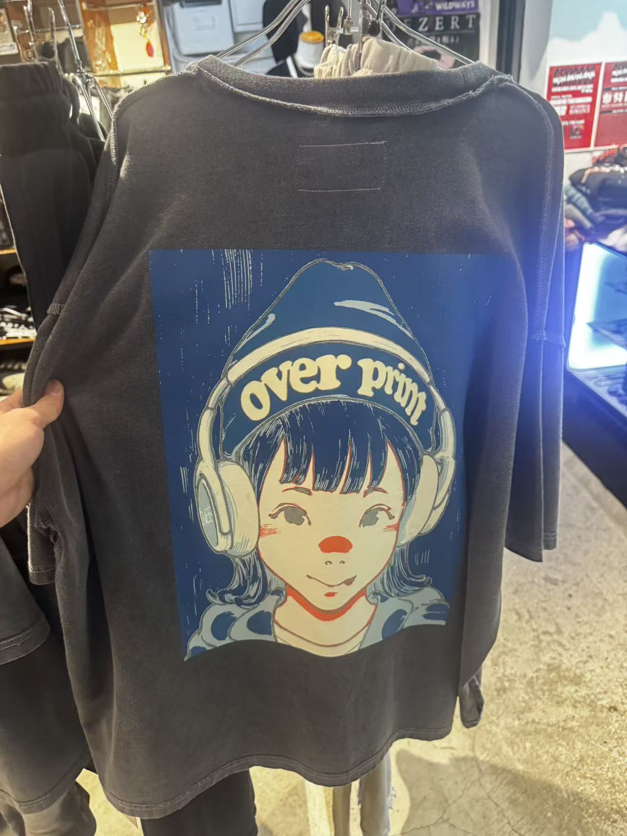 (預訂) Over Print Pop Art Pigment Tee Ver:12 *Glow in the dark (預計7個工作天到貨)