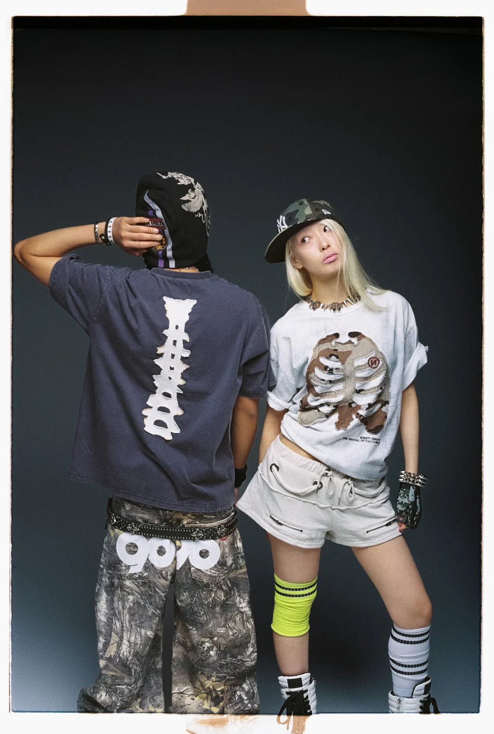 9090 Burned Bone Patch Tee