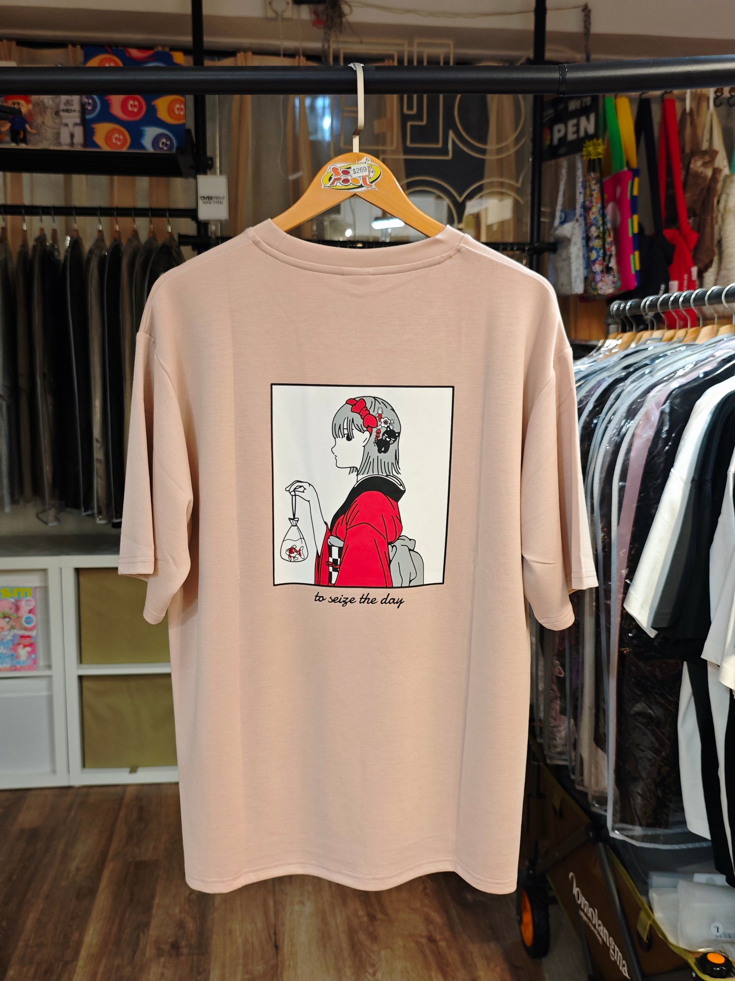 RED CAP GIRL Goldfish Cool Touch T-Shirt