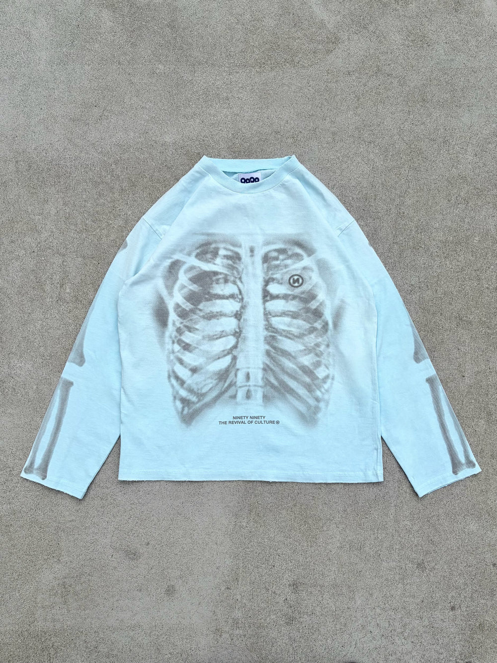 9090 X-ray Bone Vintage L/S Tee