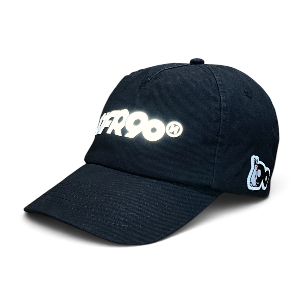 FR2闇 x 9090 Reflector Logo Six Panel Cap -Night-