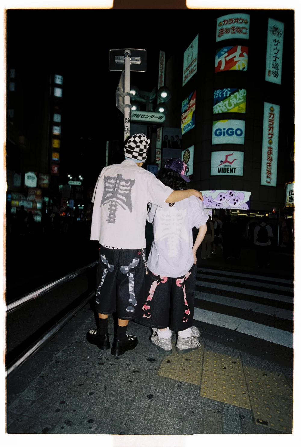 9090 Bone Hand Denim Jorts