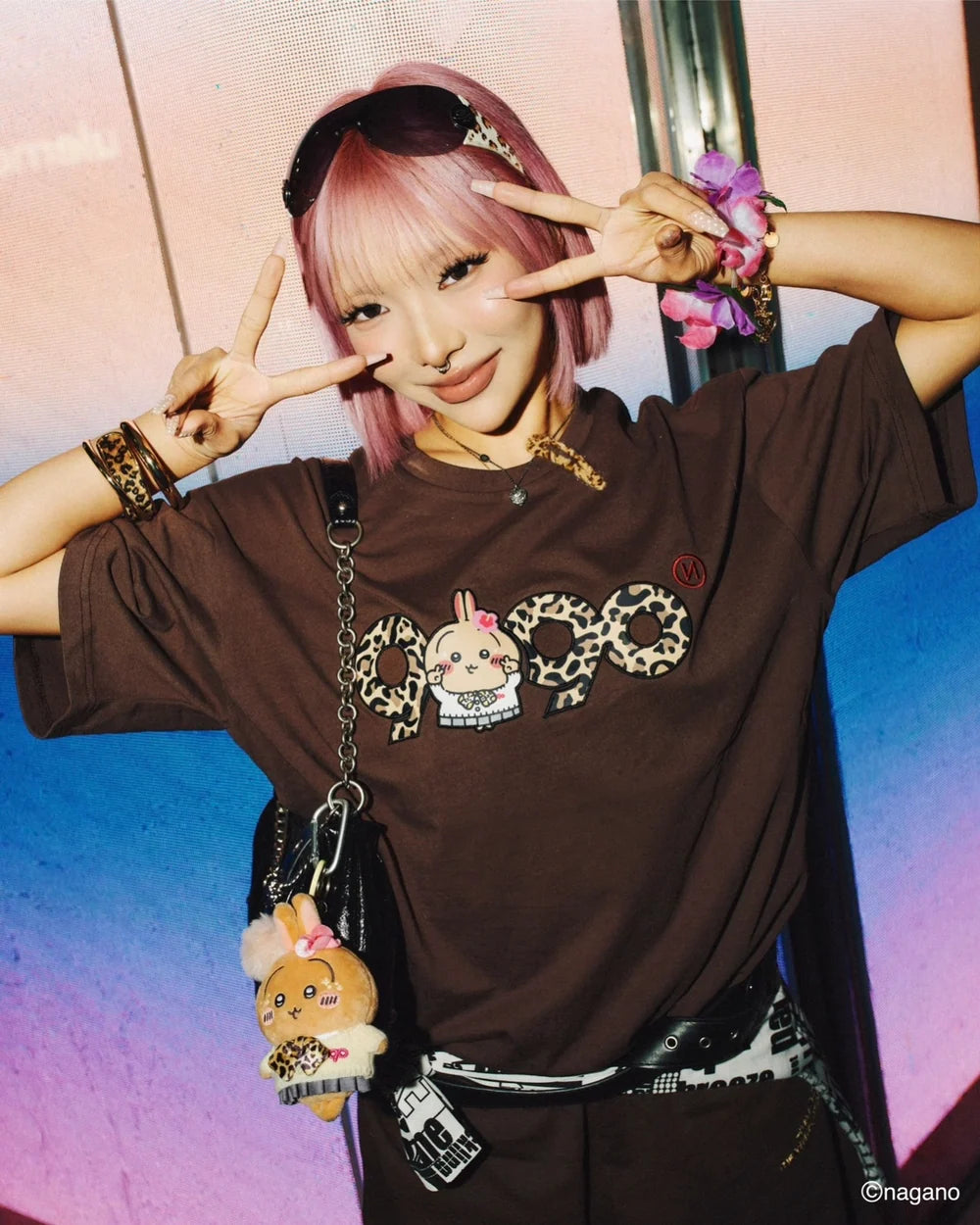 9090 x Chiikawa OG Logo T-Shirt (Usagi)