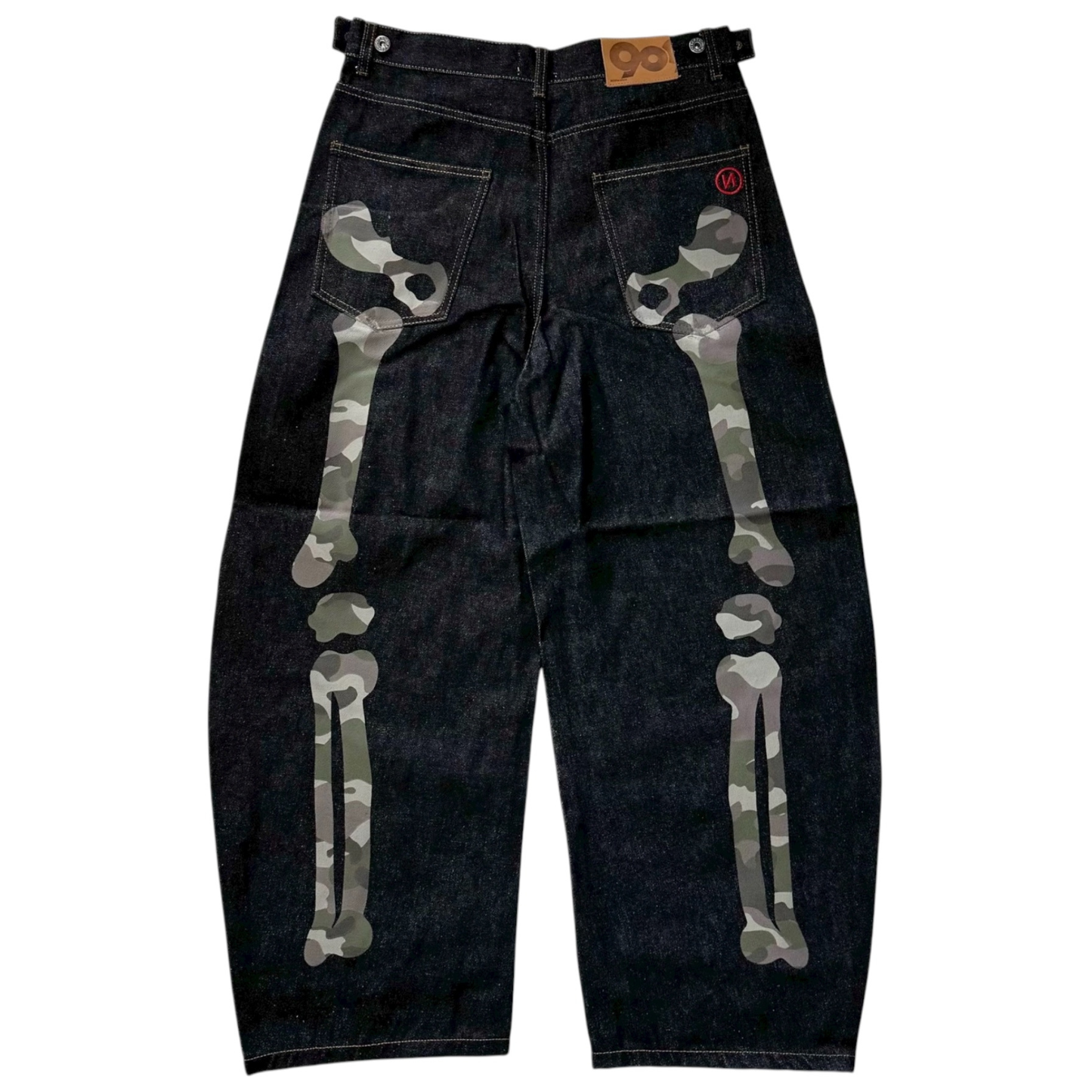 9090 Bone Hand Denim Pants