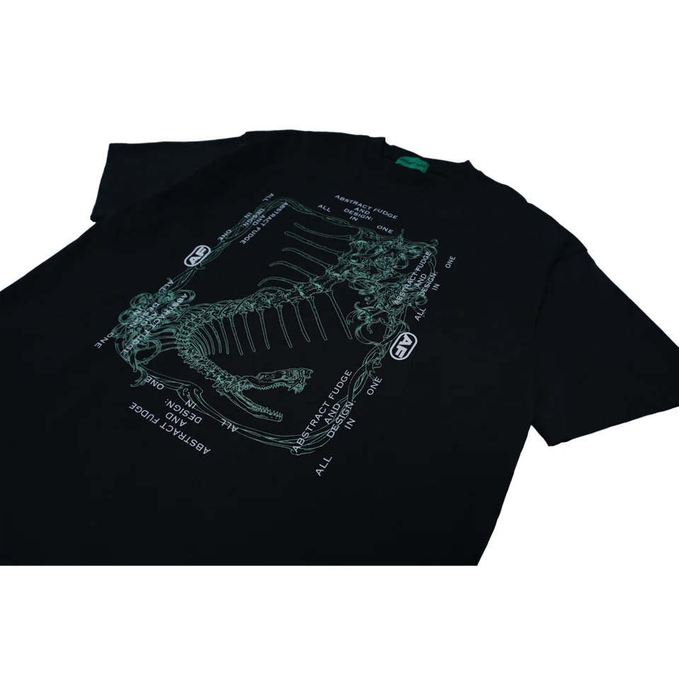 Abstract Fudge Bone Tee (Black)