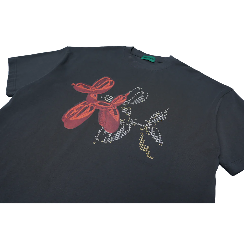 Abstract Fudge Digital Balloon Tee (Dark Grey)