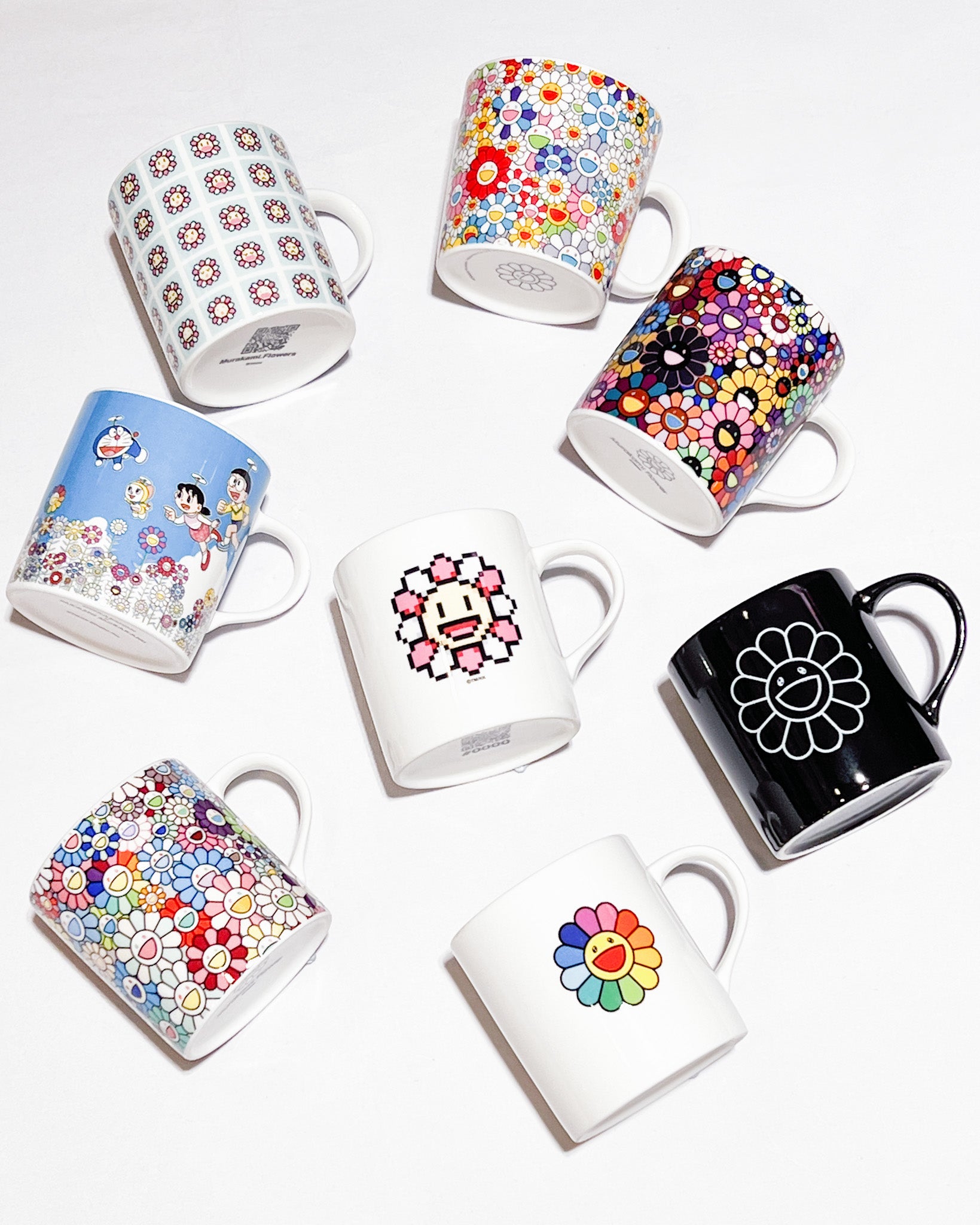 TAKASHI MURAKAMI Coffee Tea Mug Cup Flower Ohana kaikaikiki TAKASHI MURAKAMI Coffee Tea Mug Cup Flower Ohana kaikaikiki
