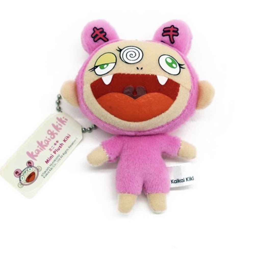 村上隆 Takashi Murakami Kaikai and Kiki Plush Keychain