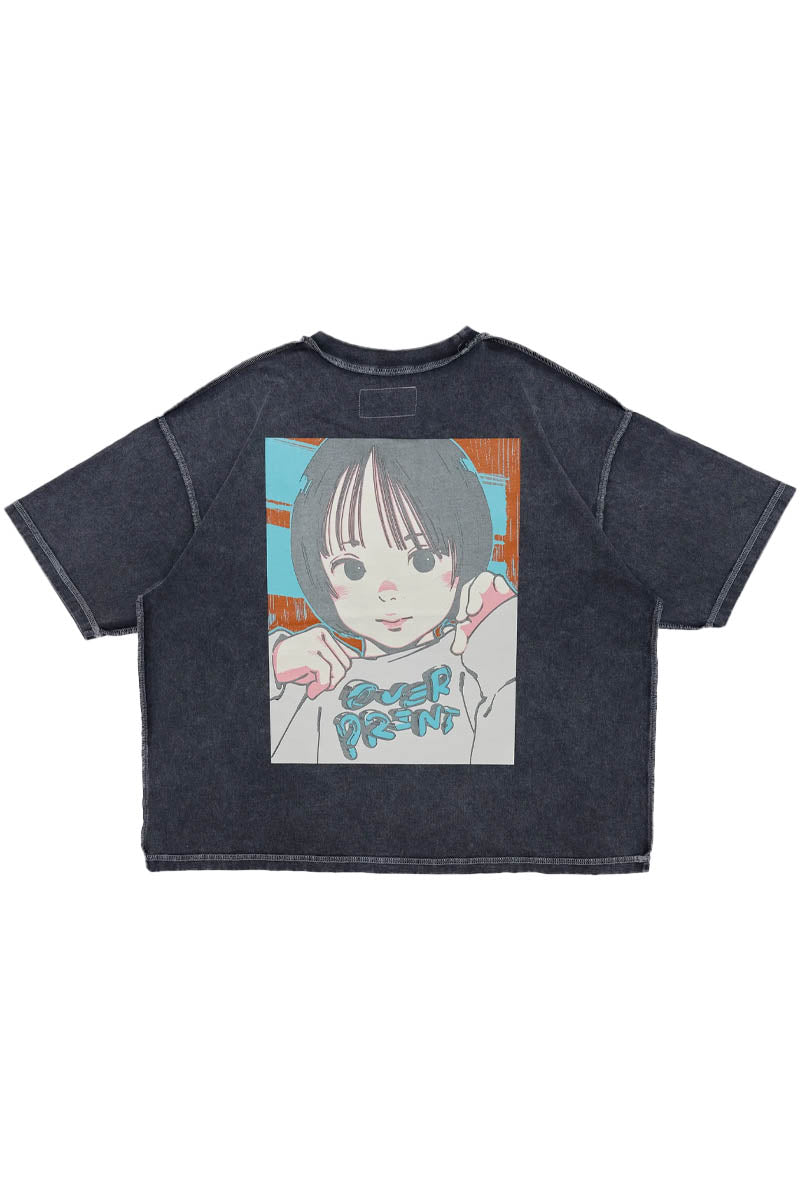 (預訂) Over Print Pop Art Tee Ver:21 *Glow in the dark (White / Grey)