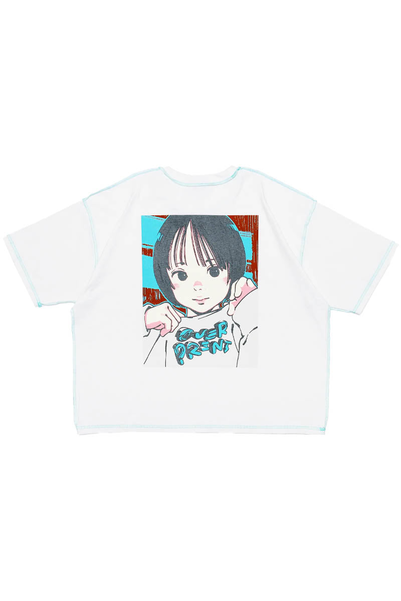 (預訂) Over Print Pop Art Tee Ver:21 *Glow in the dark (White / Grey)