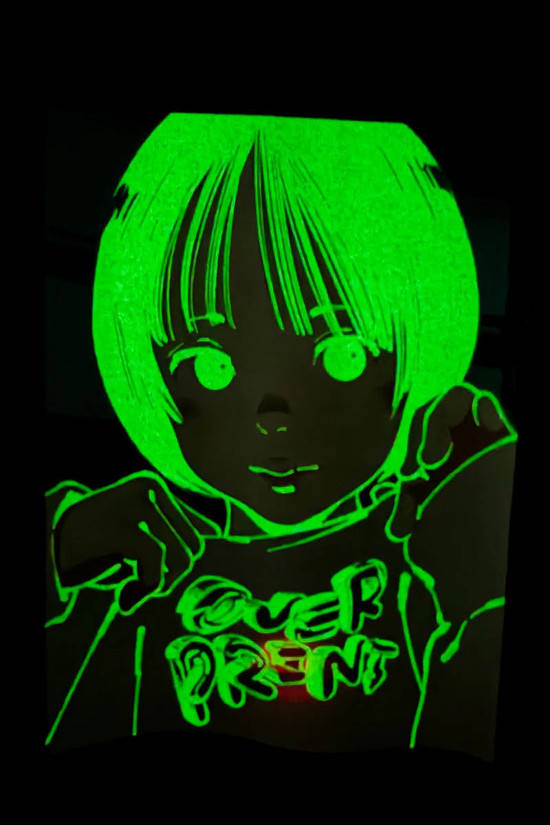 Over Print Pop Art Pigment Tee Ver:21 *Glow in the dark (部分碼數需要預訂)