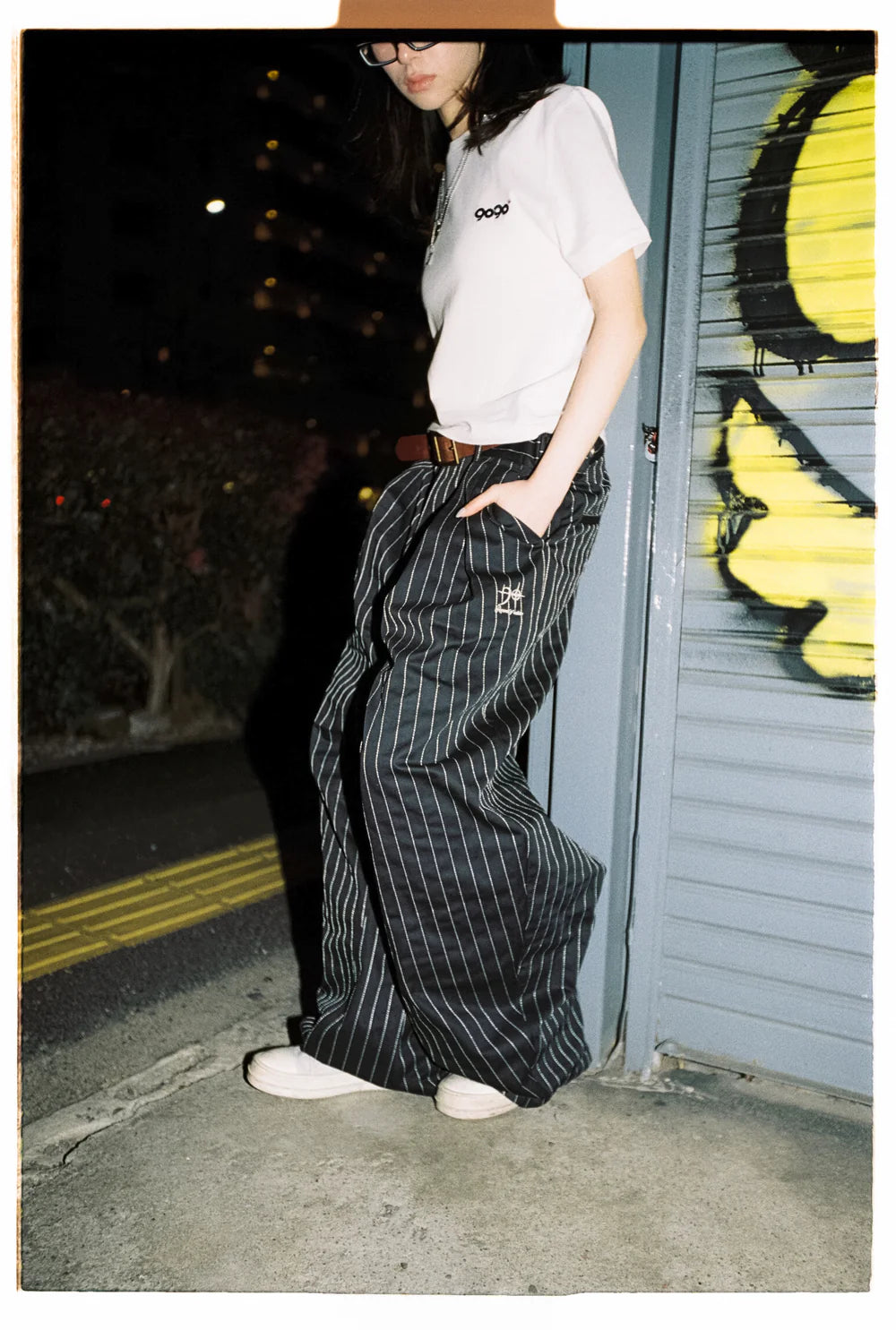 9090 Wide Tuck Chino Pants