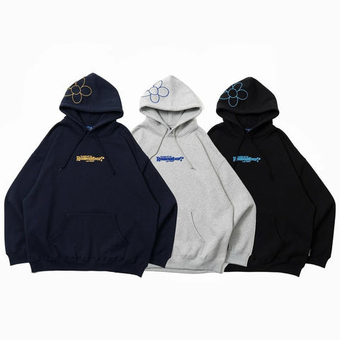 Remember. 3D Embroidery Flower Hoodie