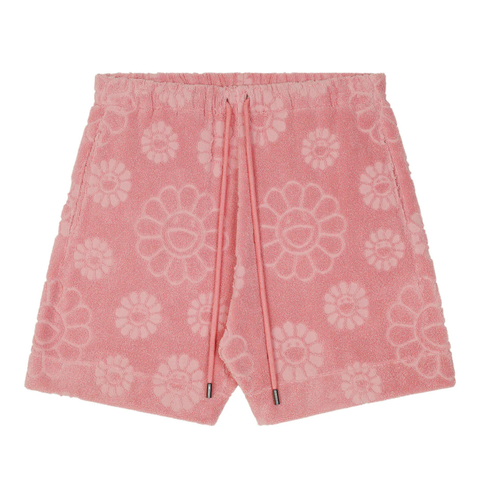 (預訂) Takashi Murakami Flower Jacquard Pile Short Pants (Pink) (約2月尾到貨)