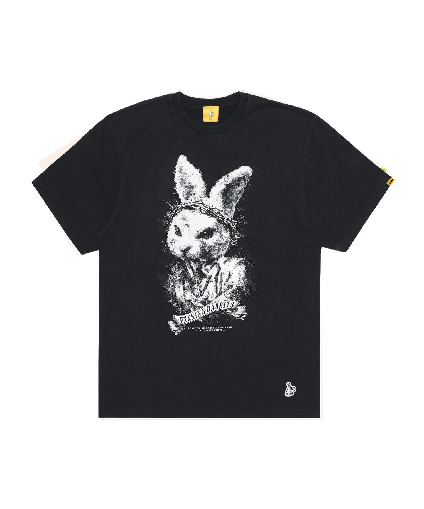 FR2 Fade Wash Rabbit Jesus T-shirt