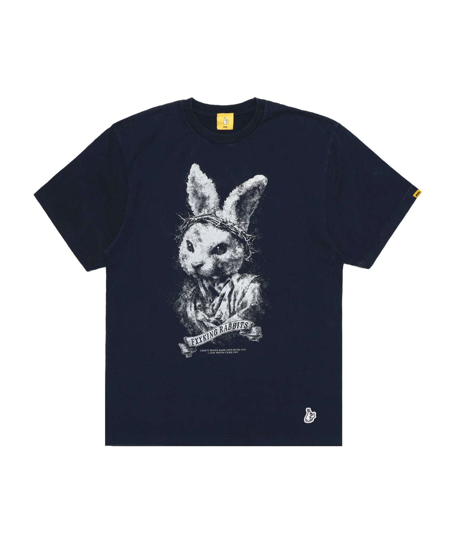 FR2 Fade Wash Rabbit Jesus T-shirt