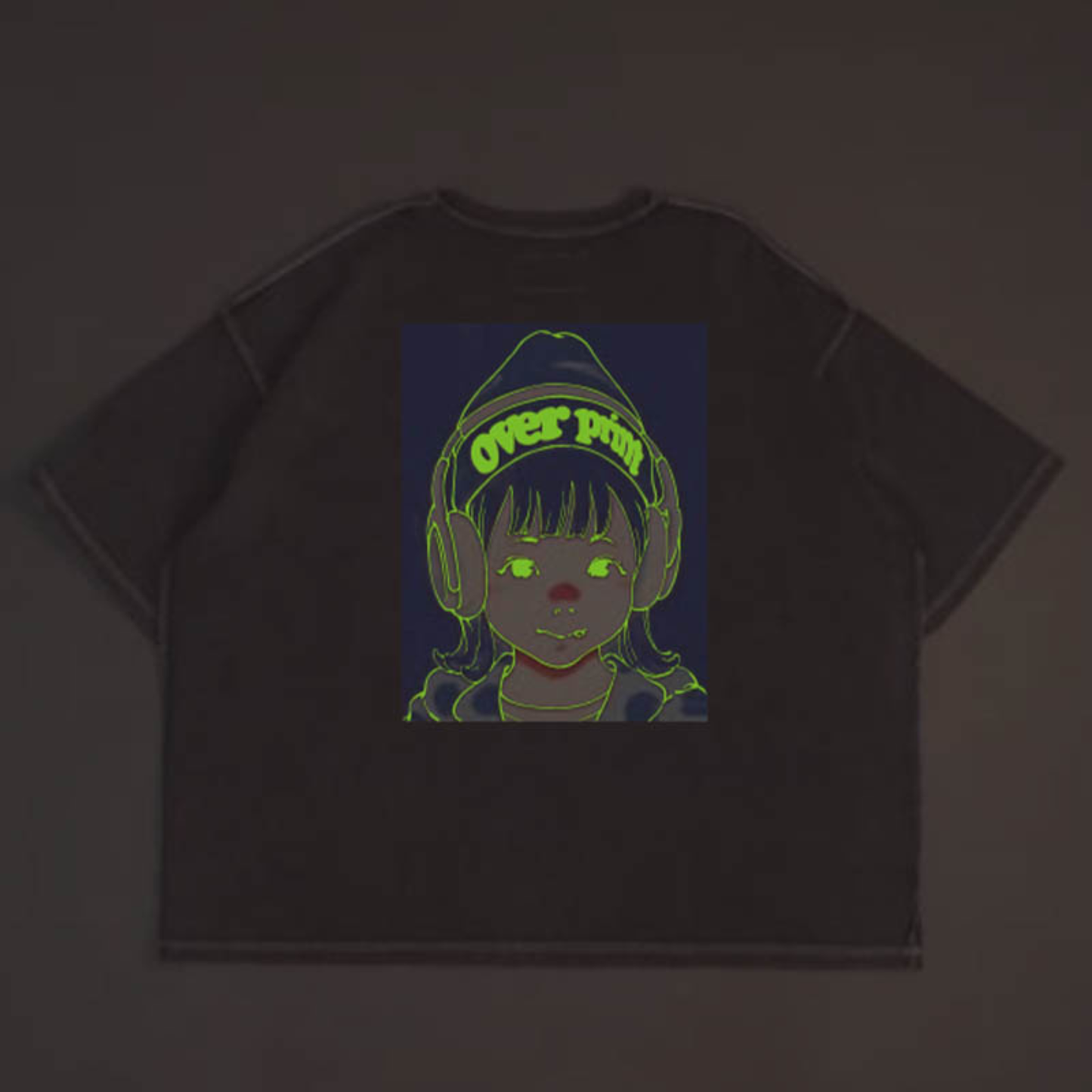 (預訂) Over Print Pop Art Pigment Tee Ver:12 *Glow in the dark (20/3 23:59截單)