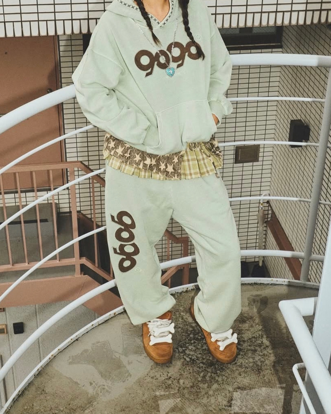 (預訂) 9090 OG Logo Stitched Pants (發售後7-14個工作天到貨)
