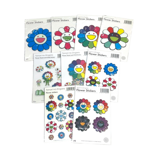 村上隆 Takashi Murakami Zingaro Pump Flower Stickers