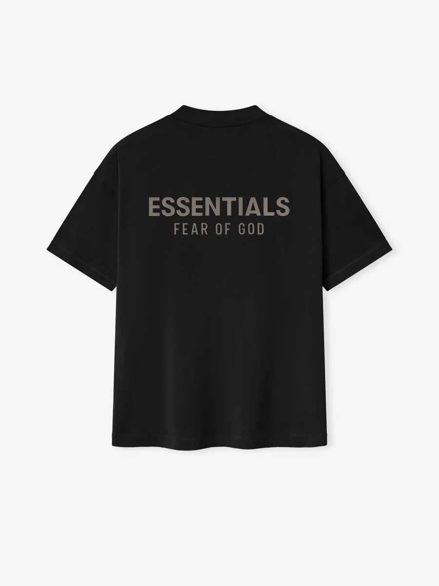 FOG Essentials Classic Tee (FW25 Gold Logo - Jet Black)