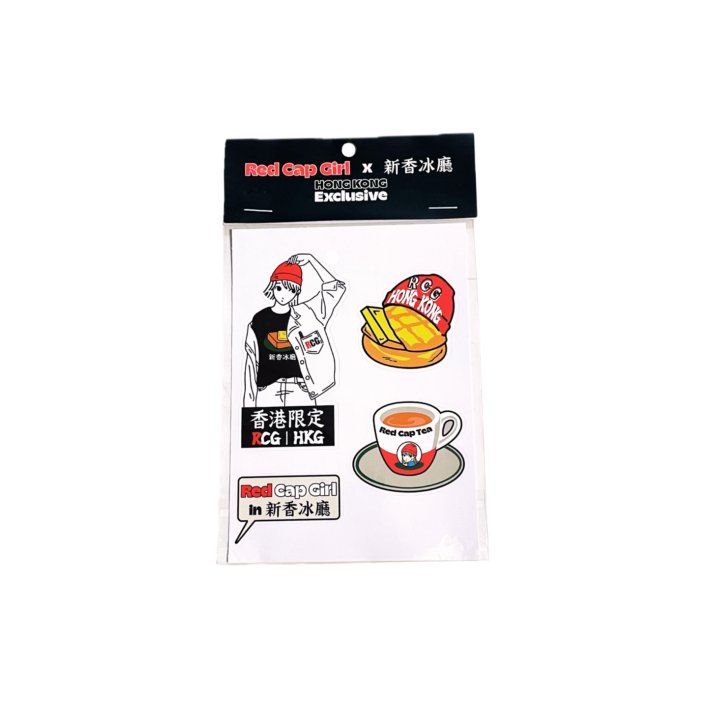 RCG x 新香冰廳 STICKER SET (HONG KONG LIMITED)