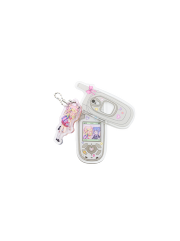 PRISM Flip Phone Keychain