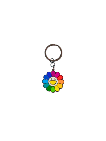 Takashi Murakami SAFFM Flower Metal Keychain