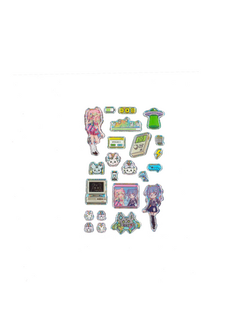 PRISM V2 Sparkle Sticker Sheet (Hoshi Project)