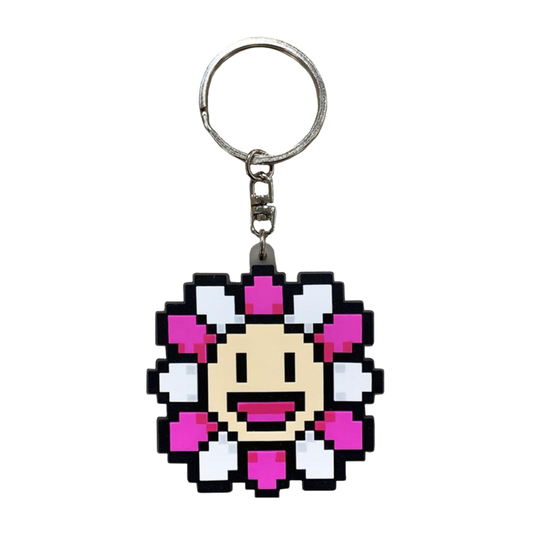 村上隆 Takashi Murakami Murakami Flower Flower Rubber Keyring #0000