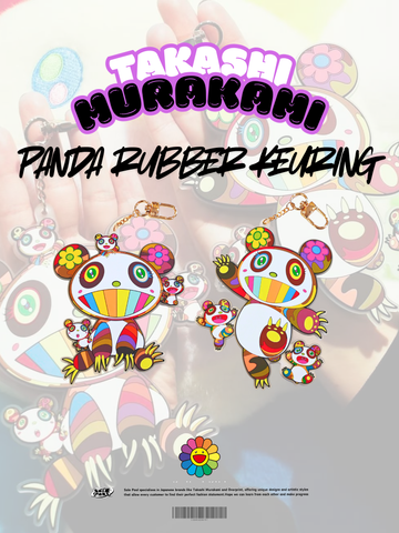 Takashi Murakami Panda Rubber Keyring