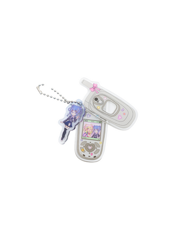 PRISM Flip Phone Keychain