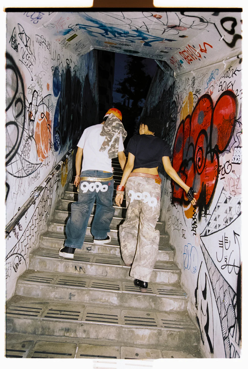 (預訂) 9090 OG Logo Painted Denim Pants (6月13日發售，發售後7個工作天到貨)