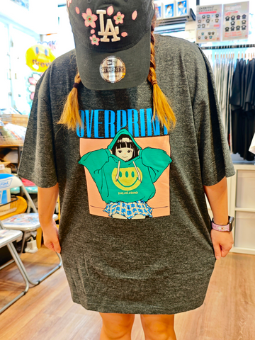 Over Print Hoodie Tee