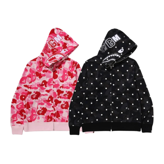 (預訂) BAPE ABC Dot Shark Full Zip Hoodie (約7個工作天到貨)