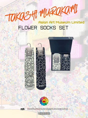 Takashi Murakami SAFFM Flower Socks Set