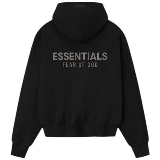 FOG Essentials Classic Fit Fleece Hoodie (Jet Black)