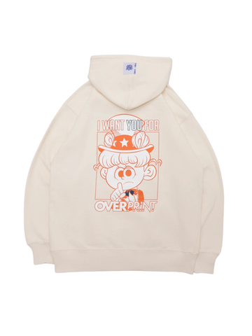 Over Print Uncle Sam Hoodie