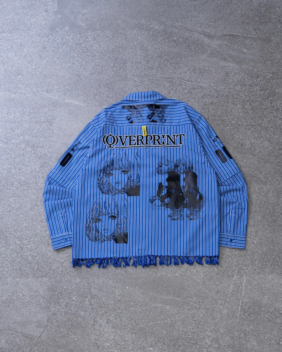 (預訂) Over Print Purupuru ARM Zip Shirt (約7-14個工佢天到貨)