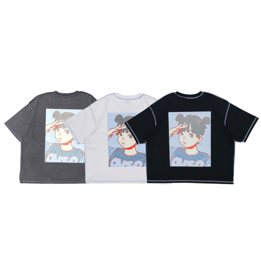 (預訂) Over Print Pop Art Pigment Tee Ver:19 *Glow in the dark (約7-14個工作天到貨)