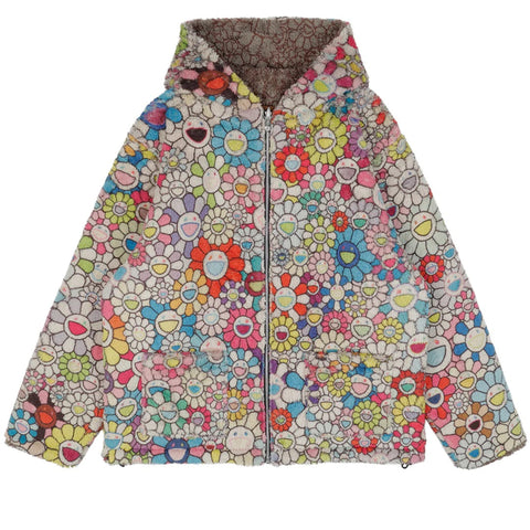 Takashi Murakami Reversible Boa Zip Hoodie