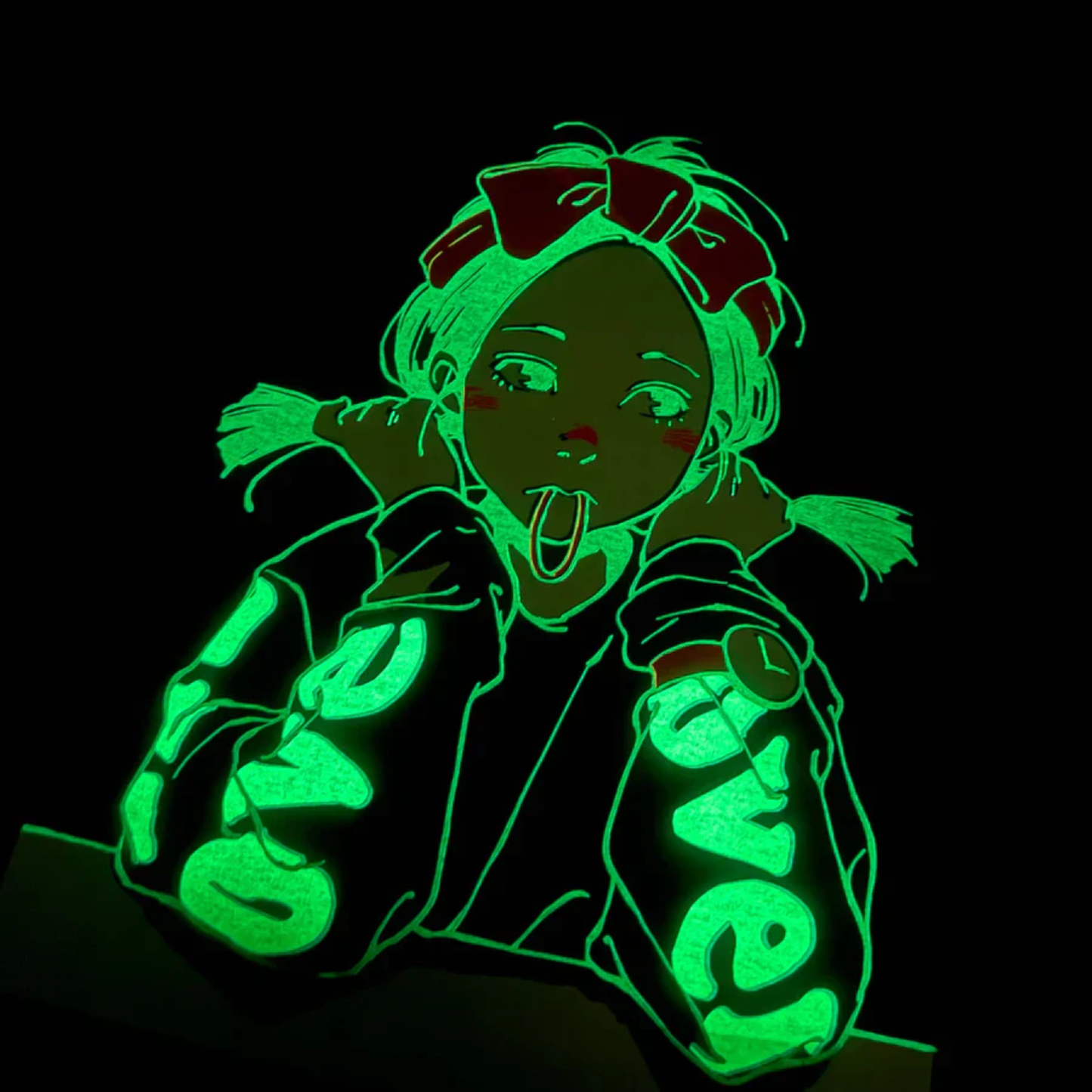 Over Print Pop Art Tee Ver:1 (Glow in the dark)